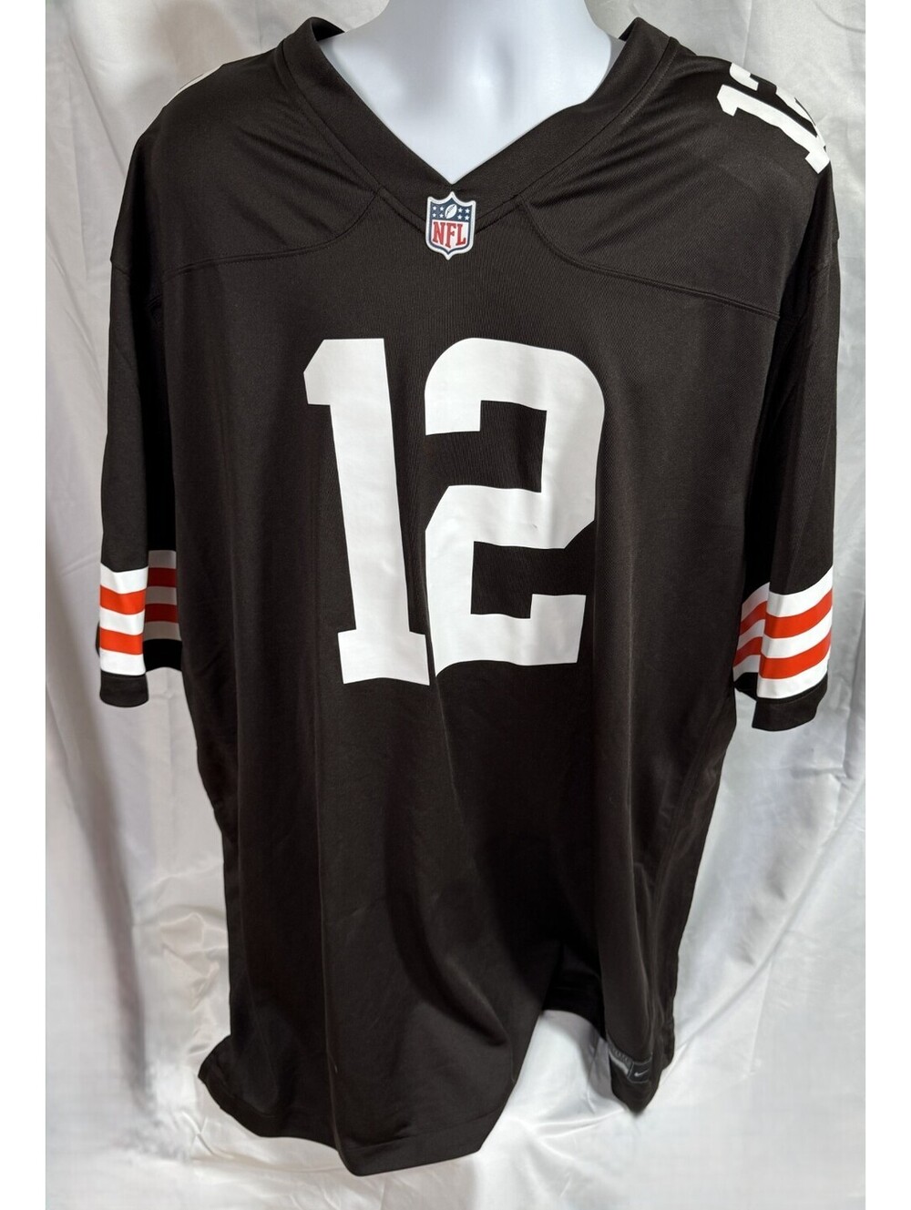 Nike Shedeur Sanders Cleveland Browns #12  On Field Jersey Mens 4XL NEW